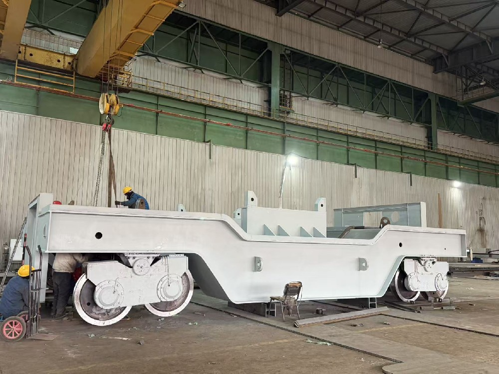 350T Capacitive Steel Ladle Transfer Car